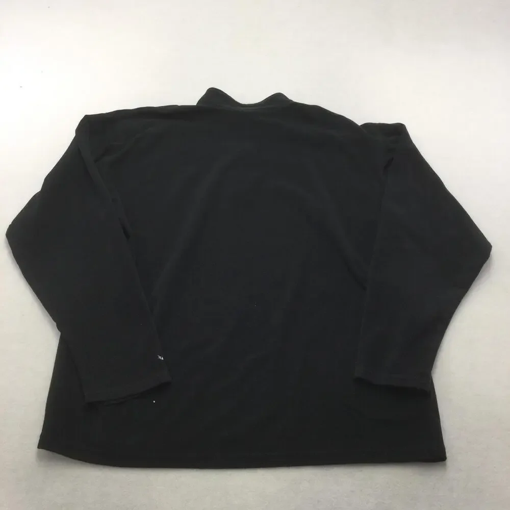 The North Face Pullover Mens XL Black TKA 100 Fleece 1/4 Zip Hiking Outdoor
